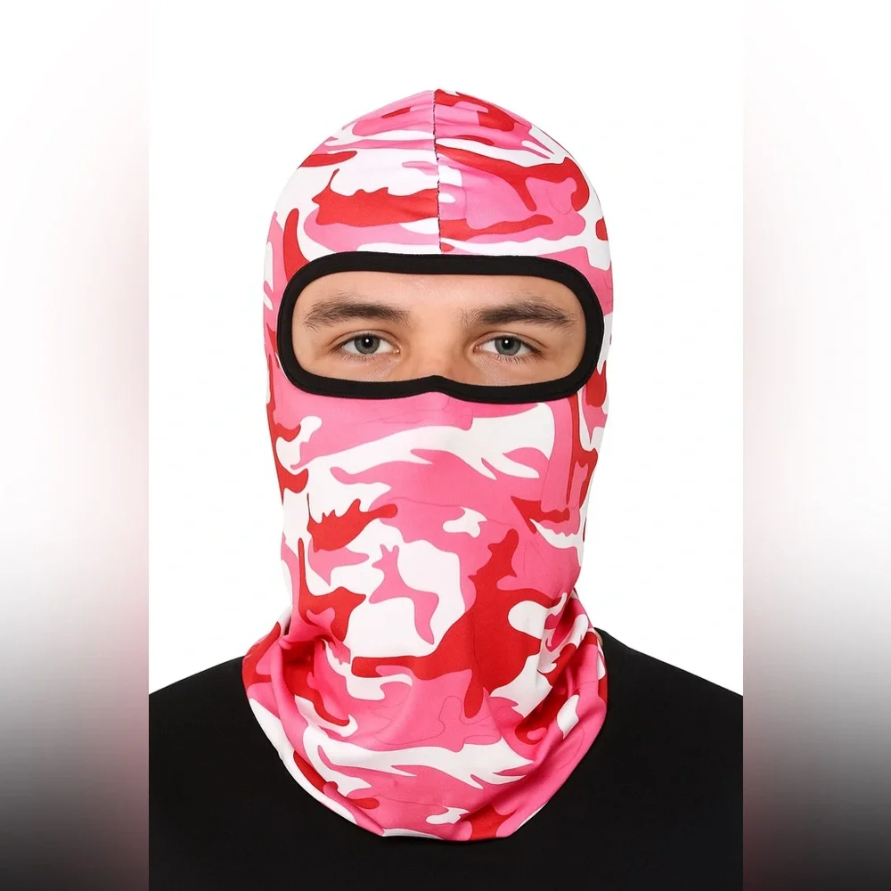 Pink Camo Full Face Balaclava